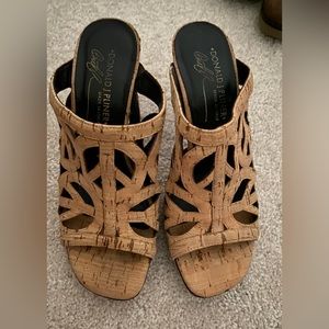 Donald Pliner womens shoes cork